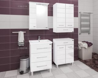 Шкаф СанТа Омега 407004 48см белый